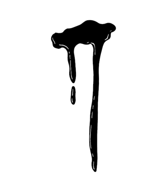 Ilustración de vector de mancha negra
