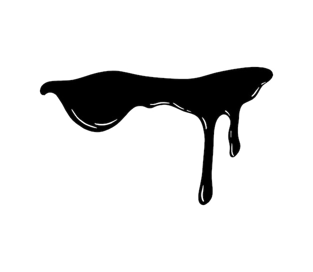 Ilustración de vector de mancha negra