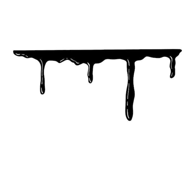 Ilustración de vector de mancha negra