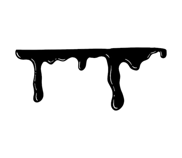 Ilustración de vector de mancha negra