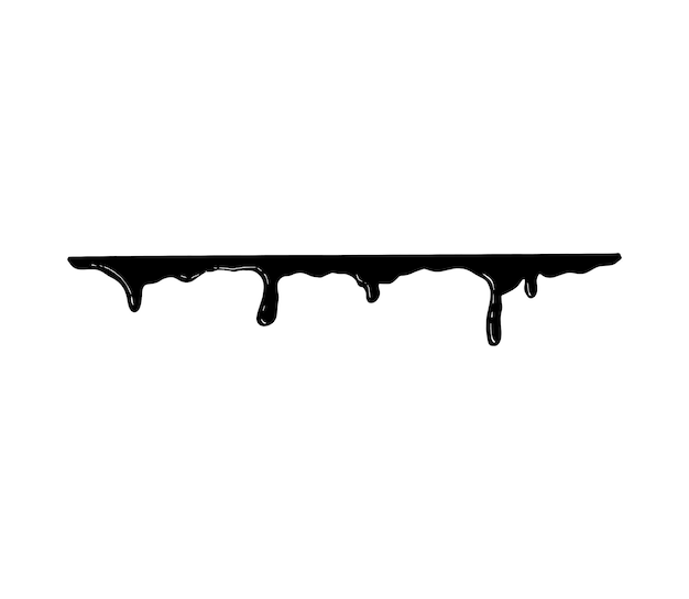 Ilustración de vector de mancha negra