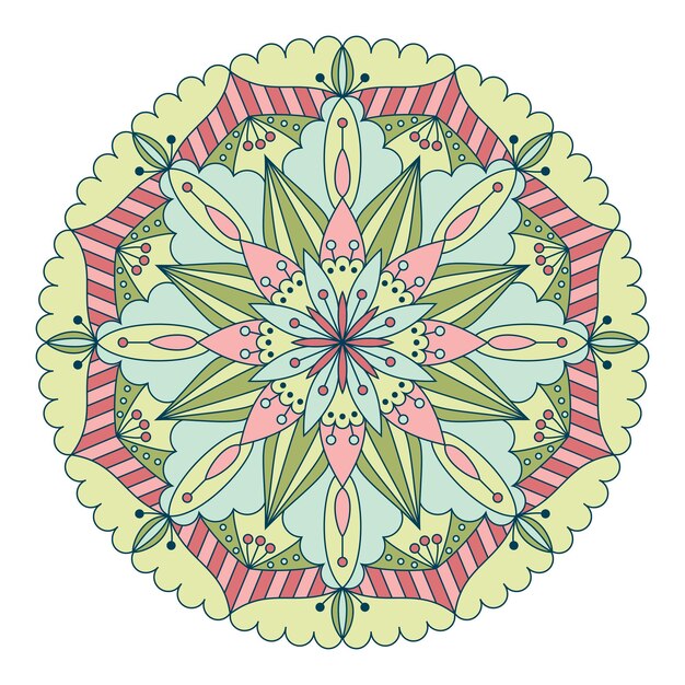 Ilustración de vector de mandala
