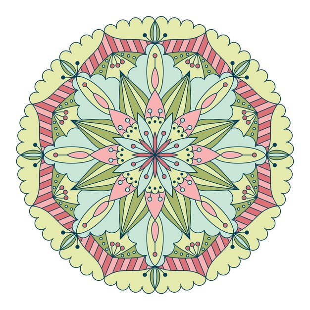 Ilustración de vector de mandala