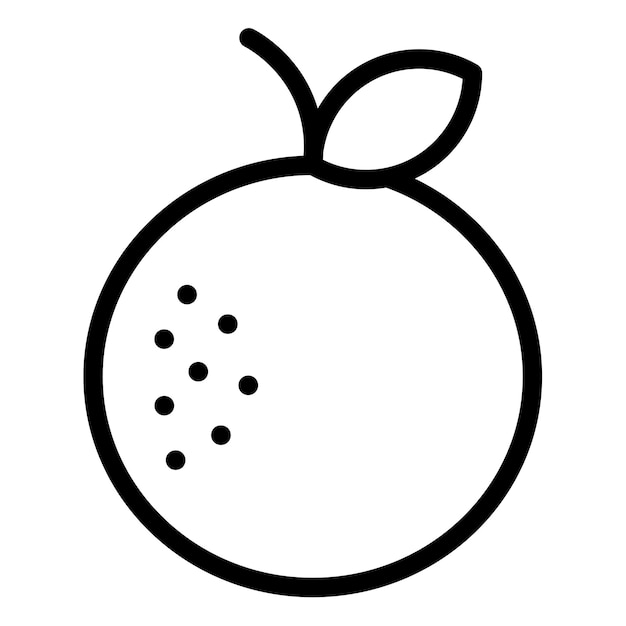 Ilustración del vector de la mandarina
