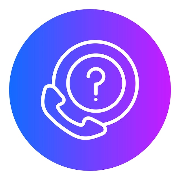 Ilustración del vector de las marcas de preguntas