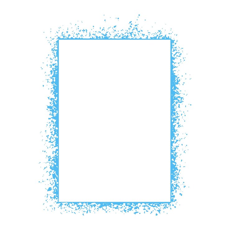 Ilustración de vector de marco rectangular abstracto
