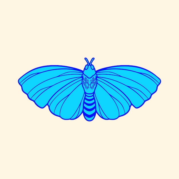 Ilustración de vector de mariposa