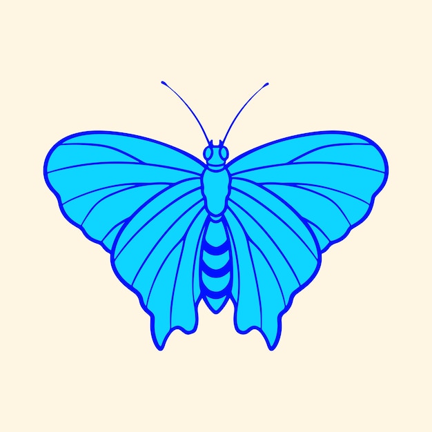 Ilustración de vector de mariposa