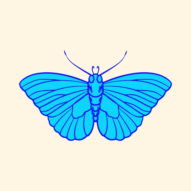 Ilustración de vector de mariposa