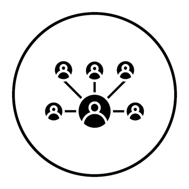 Ilustración del vector de marketing de afiliación