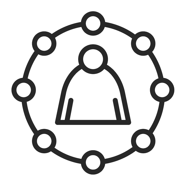 Ilustración del vector de marketing de afiliación