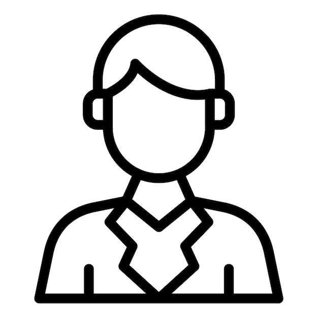 Ilustración del vector masculino del especialista en redes