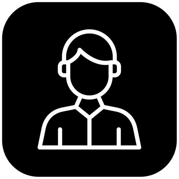 Ilustración del vector masculino especializado de Hr