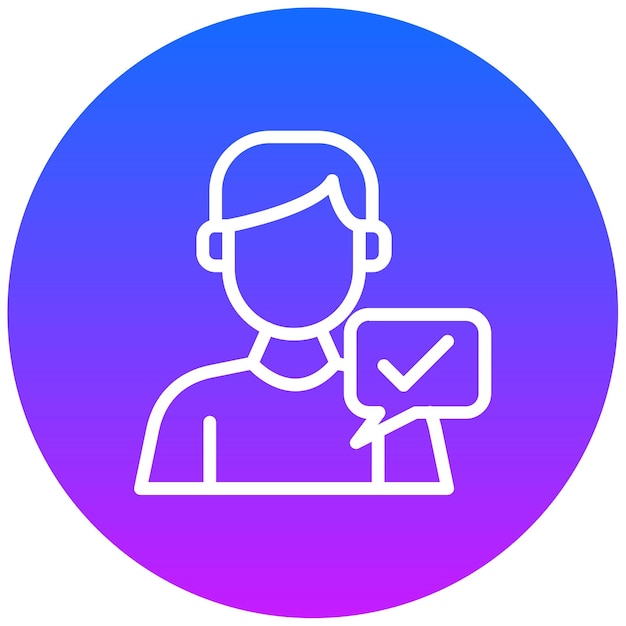 Ilustración del vector masculino del representante de ventas
