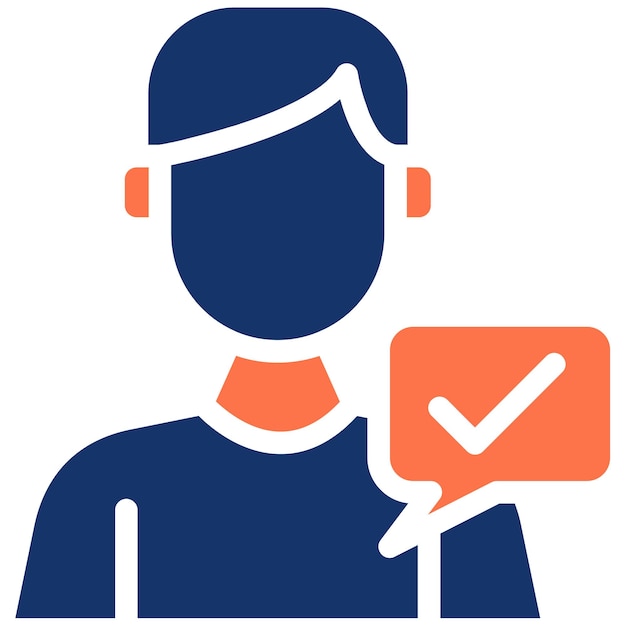 Ilustración del vector masculino del representante de ventas