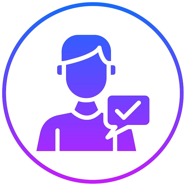 Ilustración del vector masculino del representante de ventas