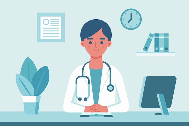 Ilustración de vector médico