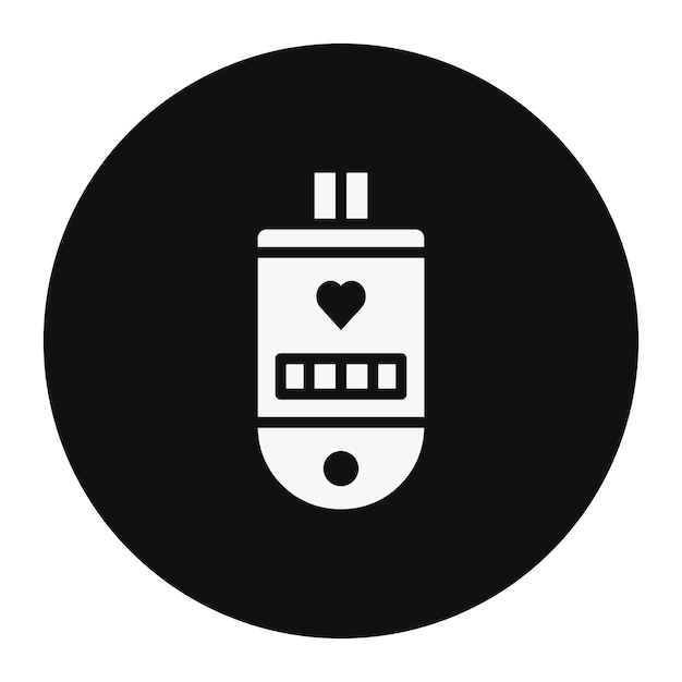 Ilustración del vector del medidor de pulso
