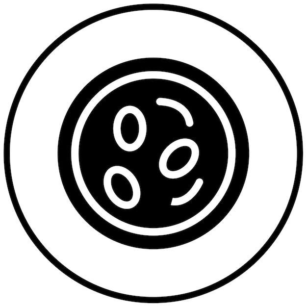Ilustración del vector de los microorganismos