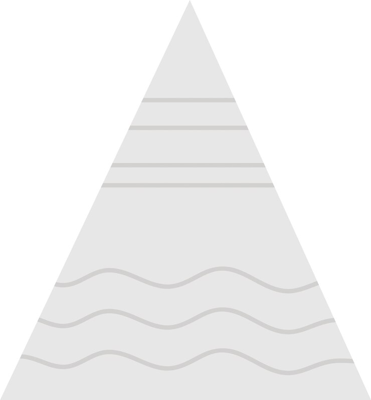 Vector ilustración de vector de montaña dibujada a mano abstracta