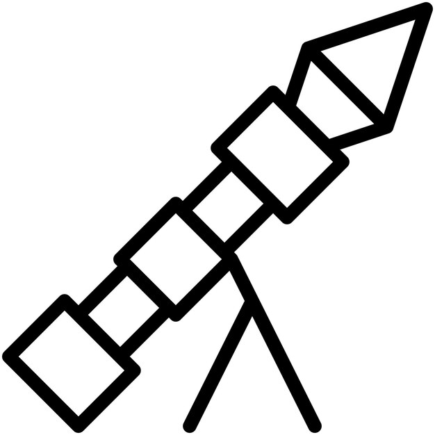 Ilustración del vector del mortero del ejército