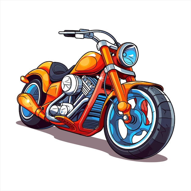 Ilustración del vector de la motocicleta