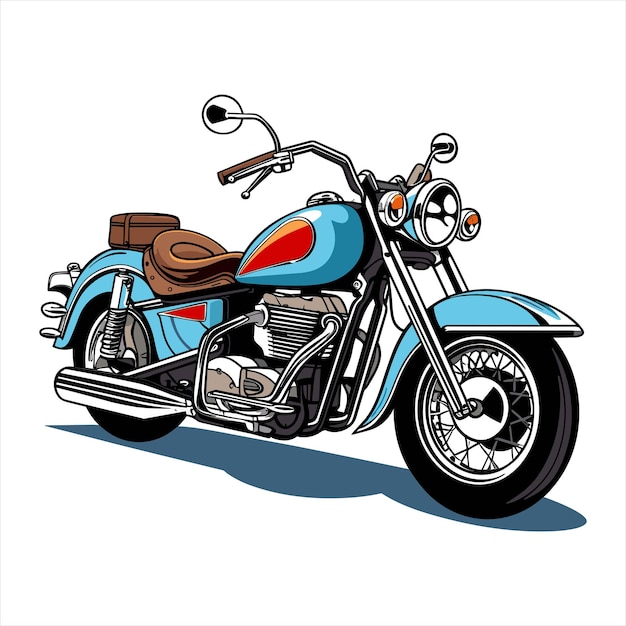 Ilustración del vector de la motocicleta