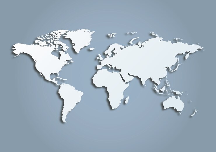 Vector ilustración de vector mundo para infografía