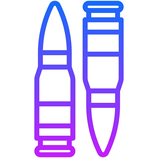 Ilustración del vector de las municiones