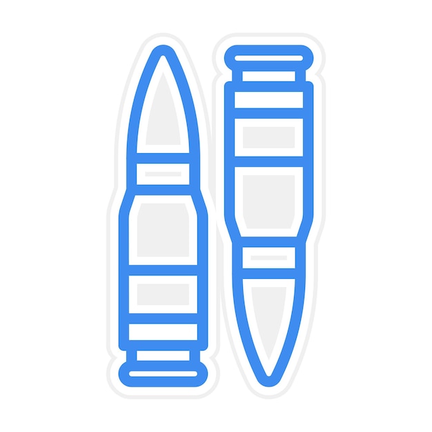 Ilustración del vector de las municiones