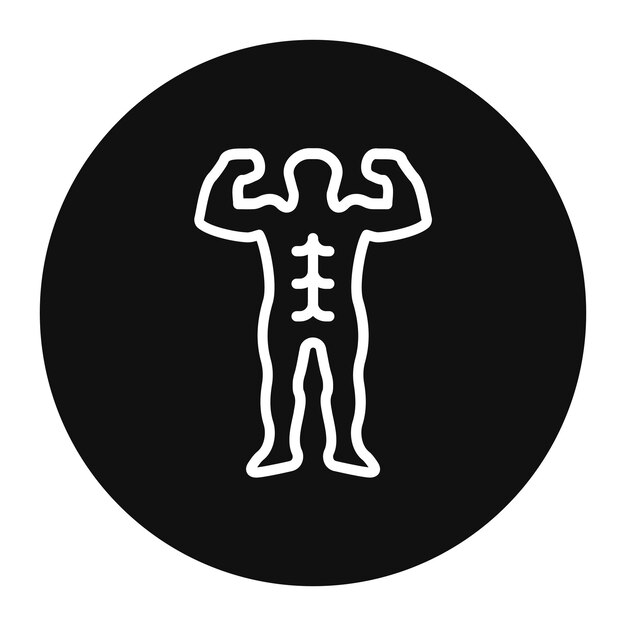 Ilustración del vector muscular de todo el cuerpo