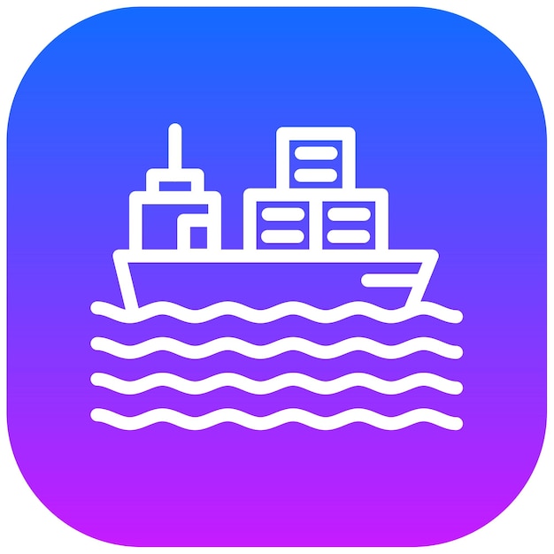 Ilustración del vector de la nave