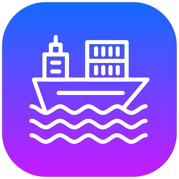 Ilustración del vector de la nave