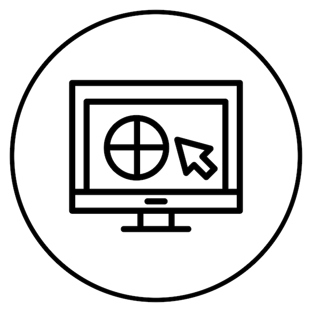Ilustración del vector de objetividad