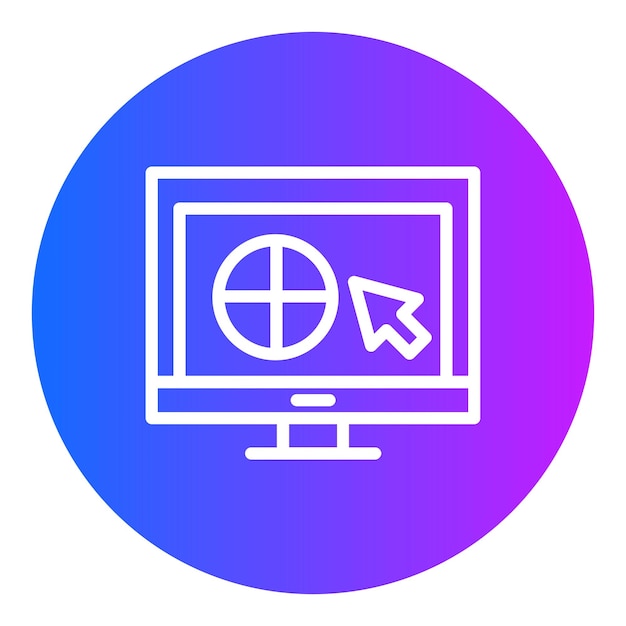 Ilustración del vector de objetividad