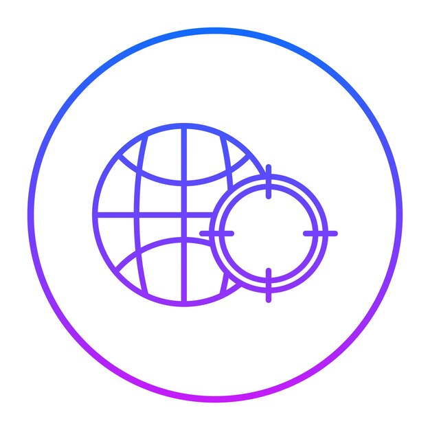 Ilustración del vector objetivo global