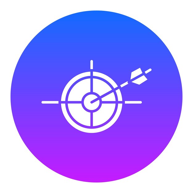 Ilustración del vector del objetivo