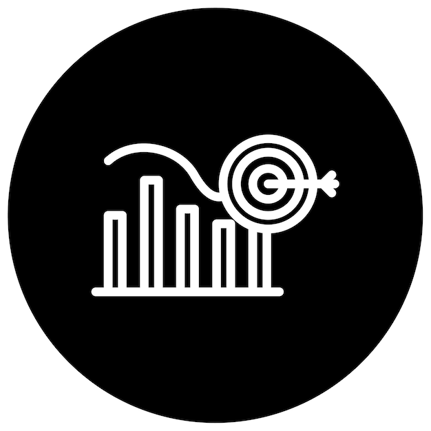 En la ilustración del vector objetivo