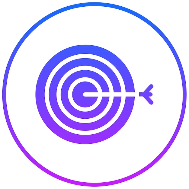 Ilustración del vector del objetivo