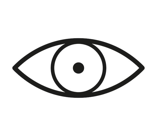 Ilustración de vector de ojo