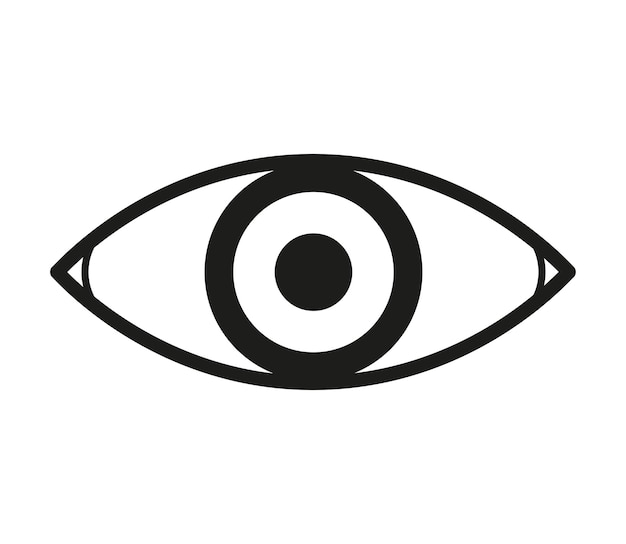 Ilustración de vector de ojo