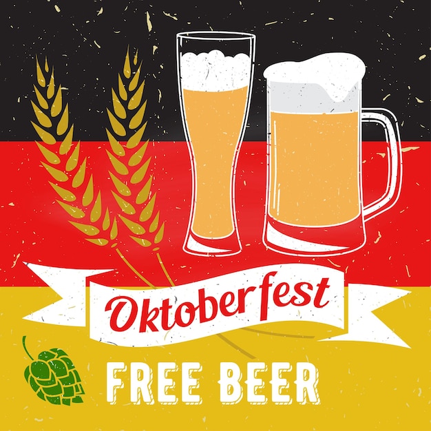 Vector ilustración de vector de oktoberfest