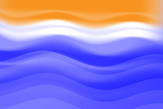 Ilustración de vector de onda de color abstracto de fondo