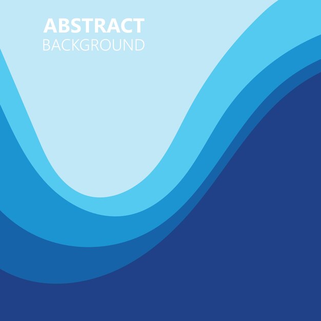 Ilustración de vector de onda de color abstracto de fondo