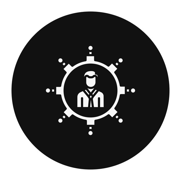 Ilustración del vector de operaciones del empleado