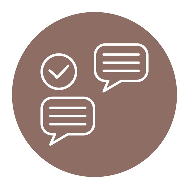Ilustración del vector de opinión