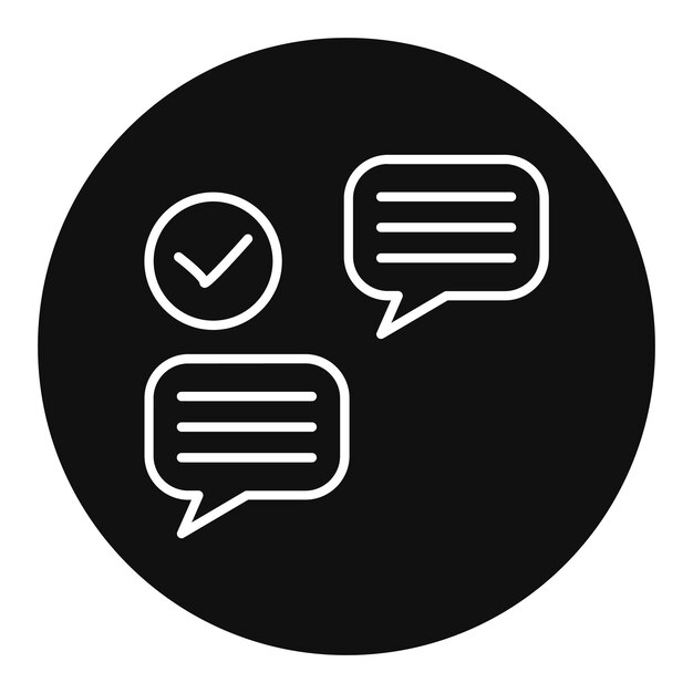 Ilustración del vector de opinión