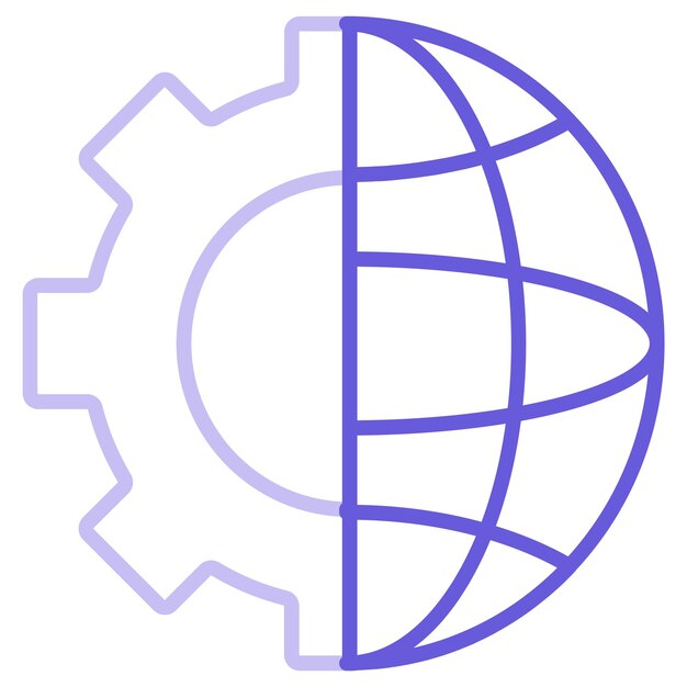 Ilustración del vector de optimización de la red