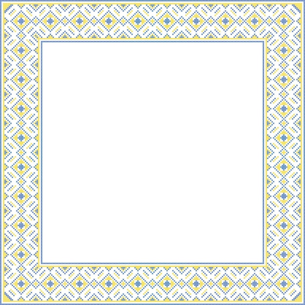 Ilustración de vector de ornamento ucraniano en fondo de vyshyvanka de identidad de estilo étnico para texto