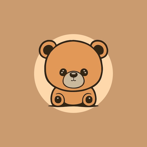 Ilustración de vector de oso